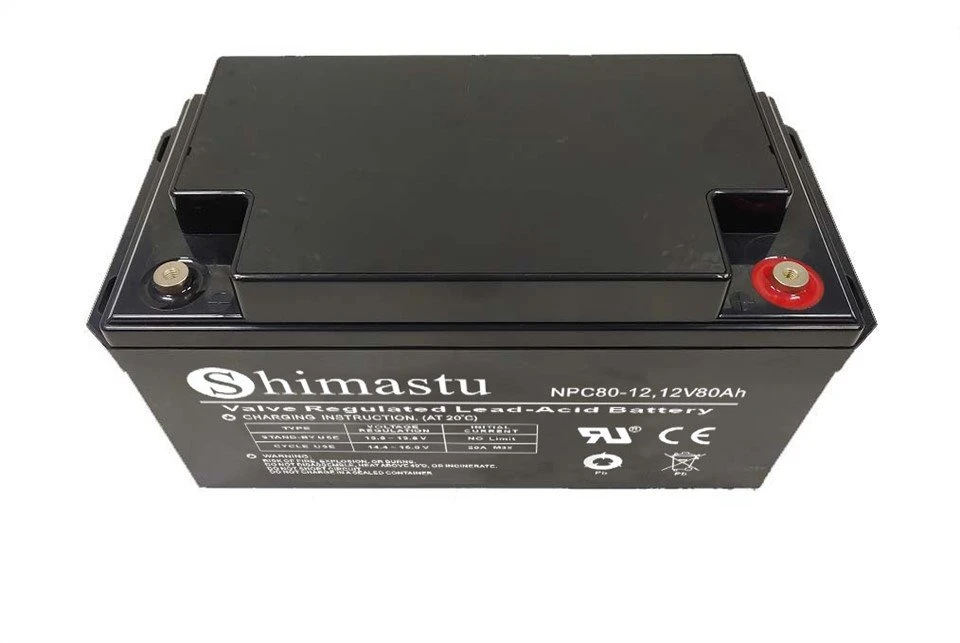 סוללת מחזור עמוק 12V 80Ah